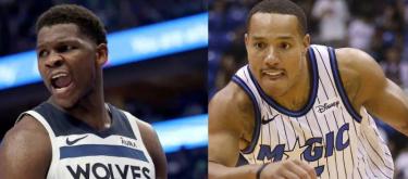 NBA对爱德华兹与贝恩各开出2.5万美元罚单