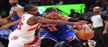 Ingram scored 31 points in a losing effort as the Knicks defeated the Raptors 111-95.