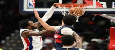 Durant scored 24 points in a hot performance as the Pistons defeated the Wizards 117-95.