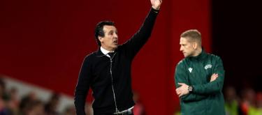 Unai Emery calmly accepted the first leg defeat to Nottingham Forest in the Europa League.