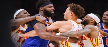The on-court altercation resulted in penalties, with both Daniels and Robinson fined.
