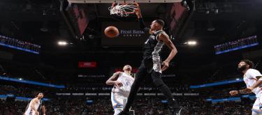 With 28 points from Wabanjama, the Spurs outscored the Thunder 118-91, tying the series and forcing a Game 7.
