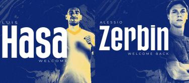Frosinone officially announce the signings of young Napoli duo Luis Hasa and Alessio Zerbin..