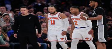 The defending champion Knicks will face the 76ers in their season opener, and LeBron James will make his Philadelphia debut.
