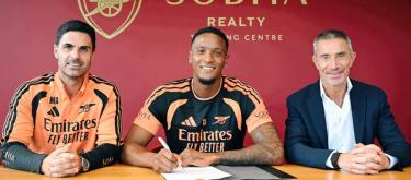 Arsenal have officially announced the signing of England international defender Konsa.