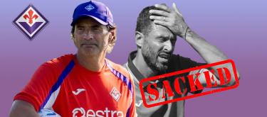 Fiorentina sacked head coach Fabio Grosso following three consecutive losses at the start of the new season..